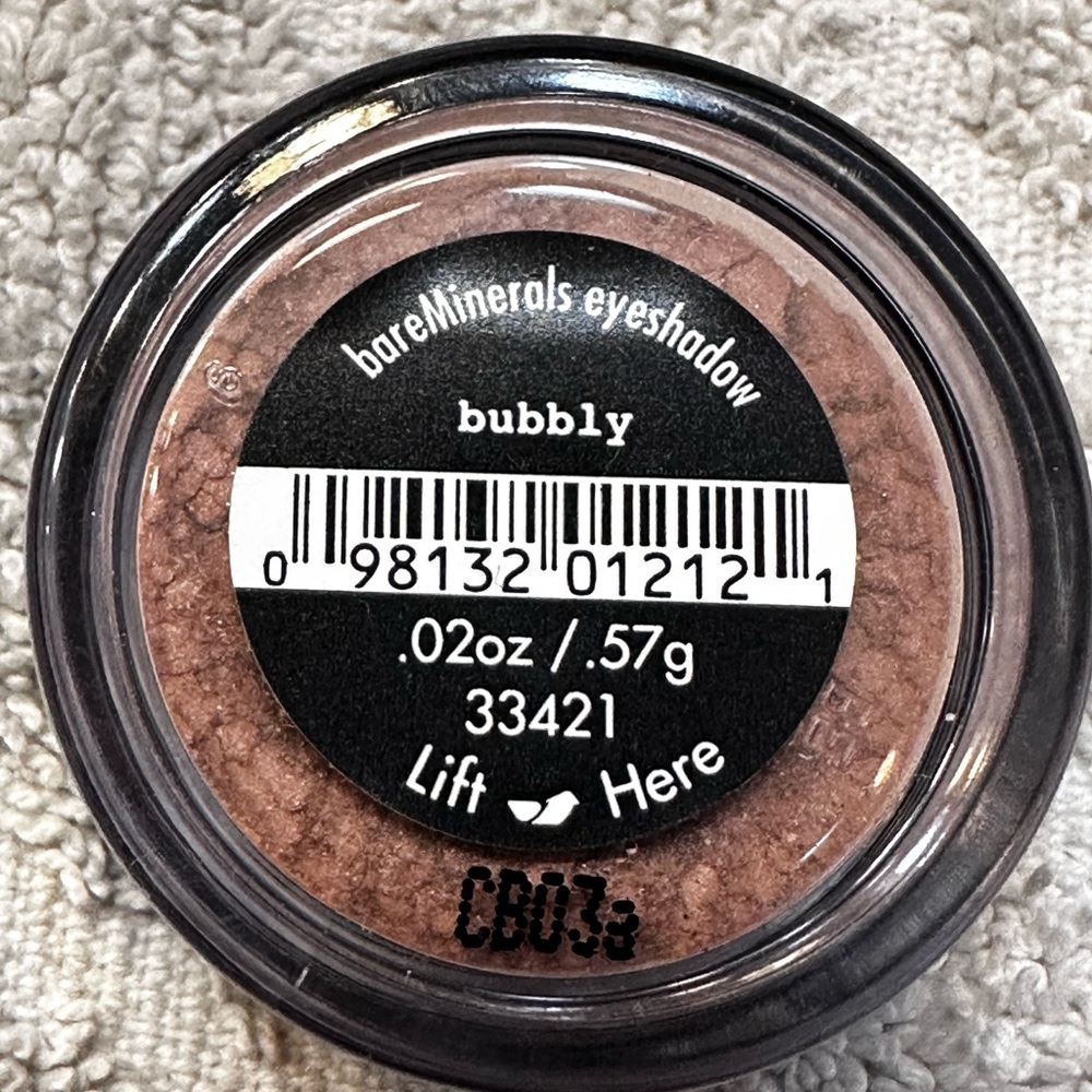 Brand NEW Bare Minerals Eyeshadow color: bubbly - blush tone with shimmer